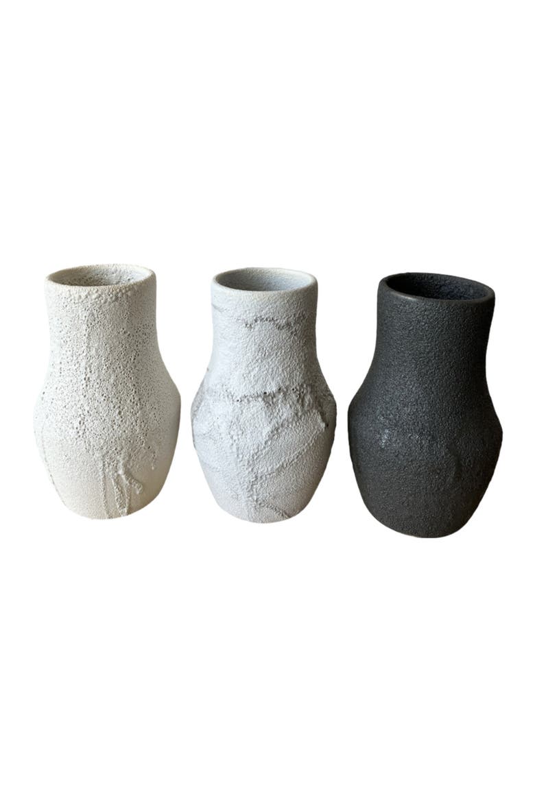 Leda Crater Vase, Alternate, color, White