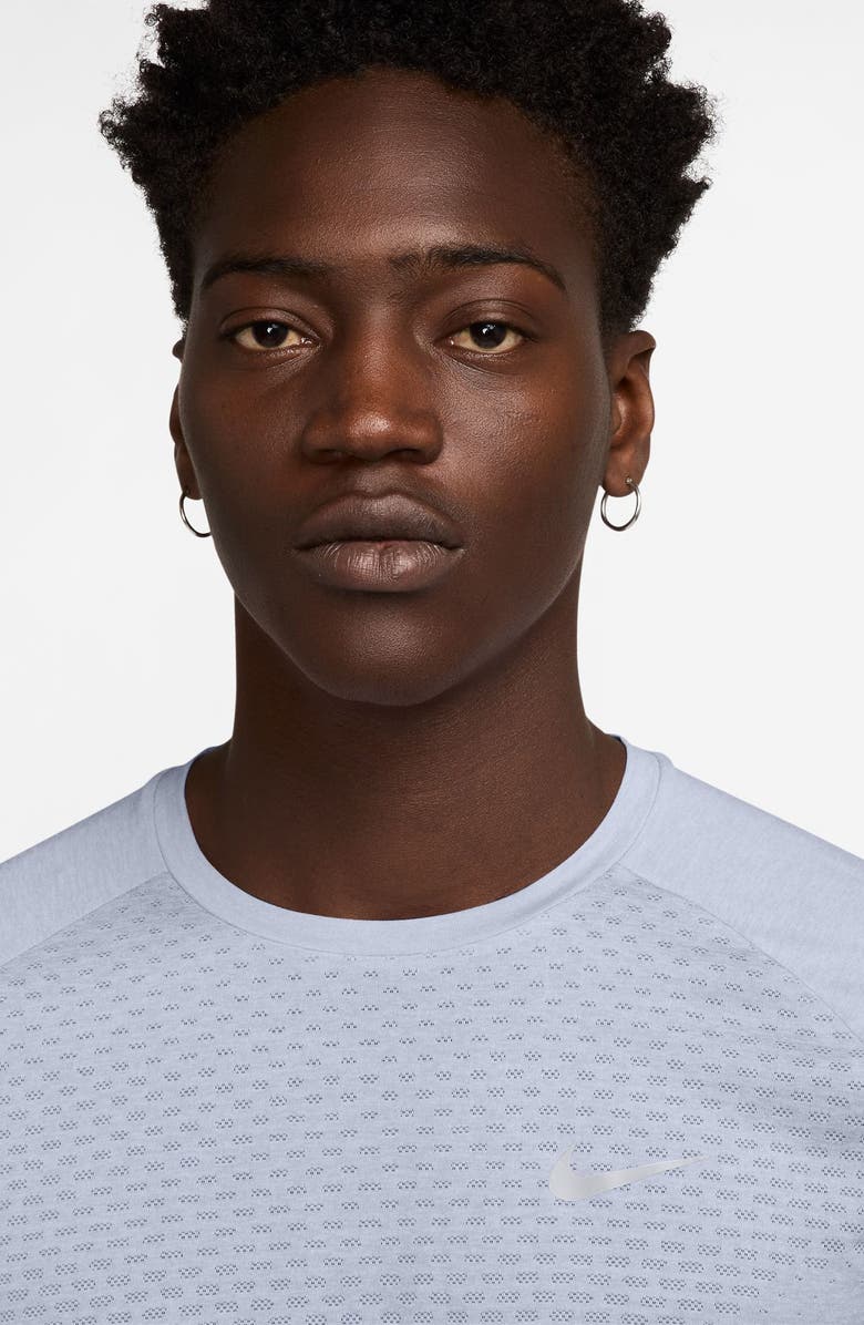 Nike Stride Dri-FIT ADV Running T-Shirt, Alternate, color, 057 Ghost/Htr/Reflective Silv