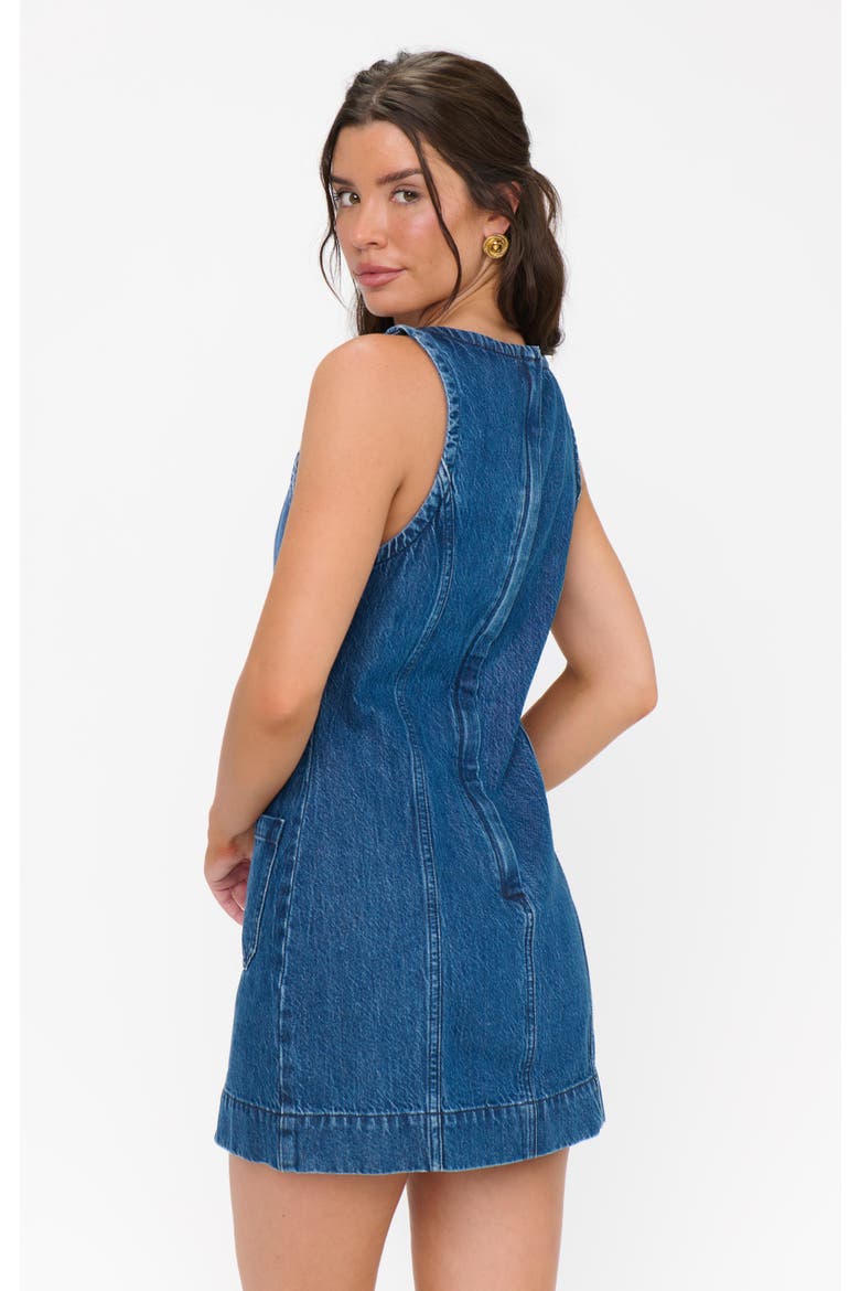 Boulevard Mini Dress, Alternate, color, Reservoir Blue