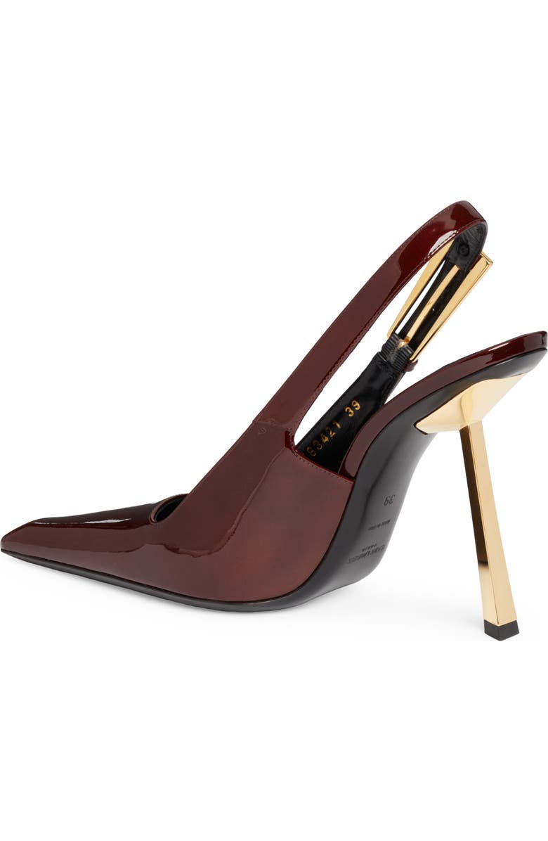 Saint Laurent Lee Pointed Toe Slingback Pump, Alternate, color,