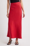 Faithfull the Brand Elise Bias Cut Linen Maxi Skirt