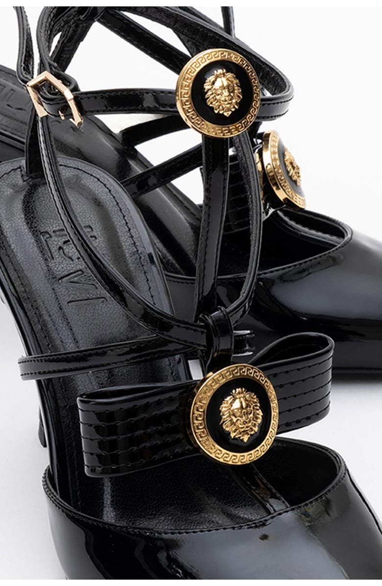 Prologue Shoes Peal Pointed Toe Pump, Alternate, color, Black Patent