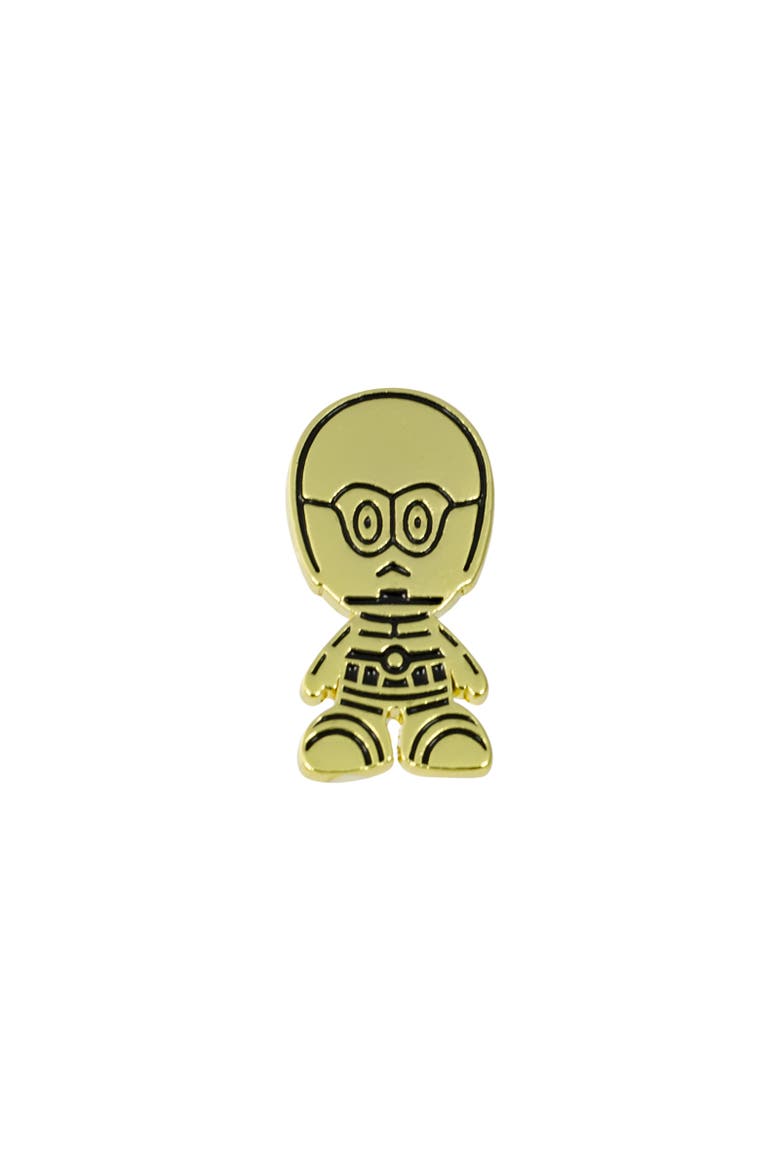 C3Po 7" Plush & Pin Set, 7Inches, Yellow, Kids Ages 15+, Alternate, color, Multicolored