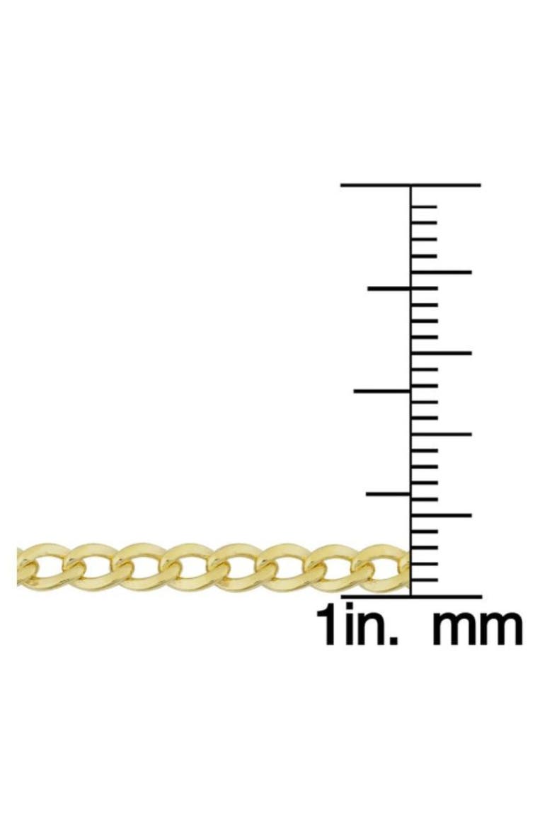 14k Gold Filled 3.2mm High Polish Miami Cuban Curb Link Chain Necklace, Alternate, color, 14k Yellow Gold