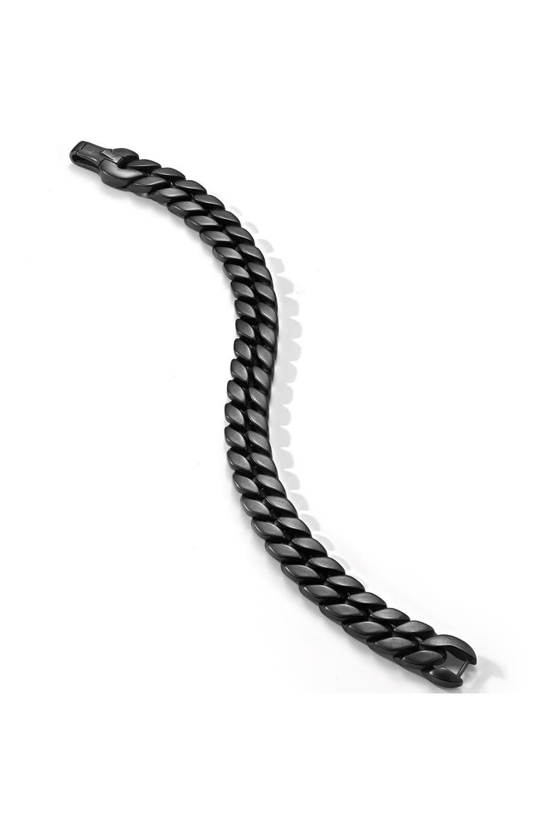 Black Titanium Curb Chain Bracelet, Alternate, color, BLACK TITANIUM