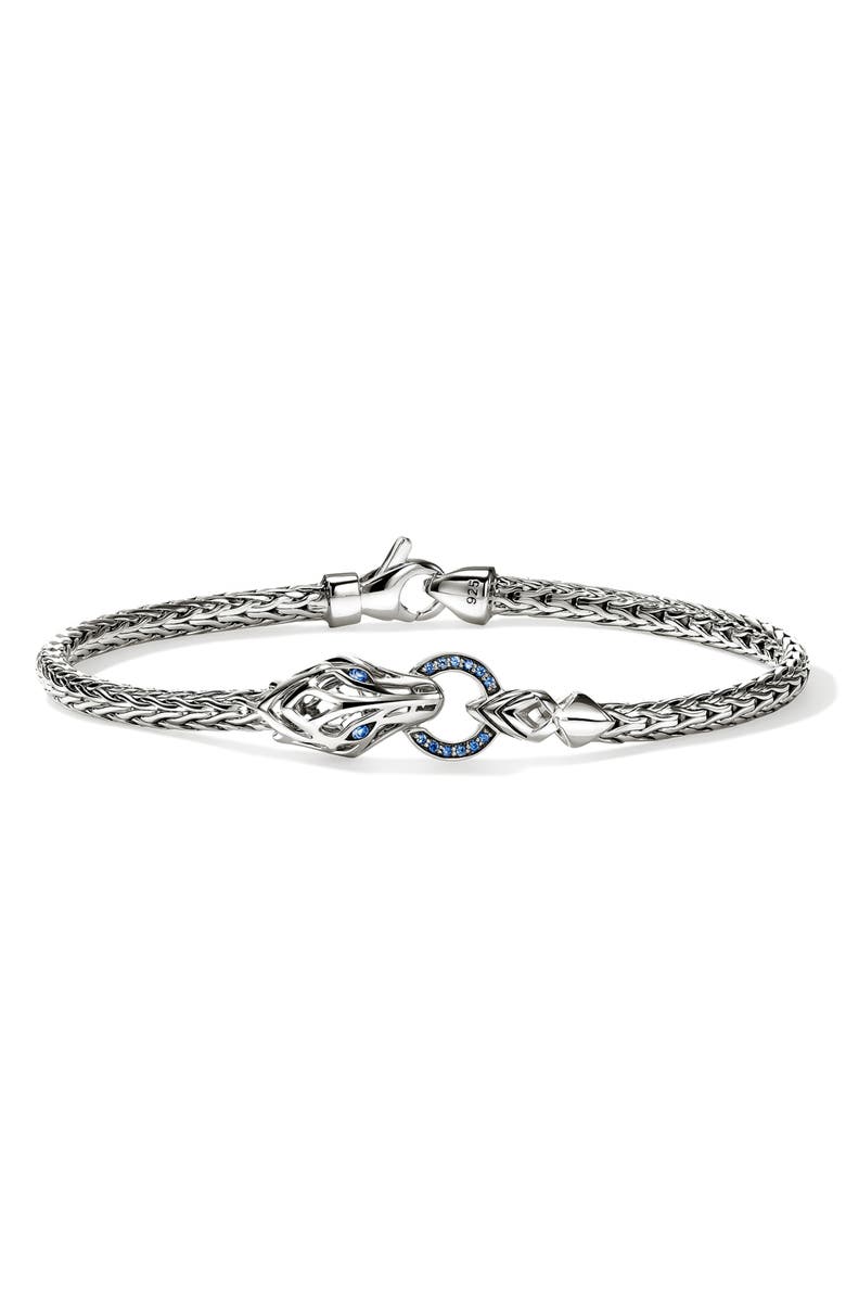 John Hardy Naga Bracelet, Main, color, Silver