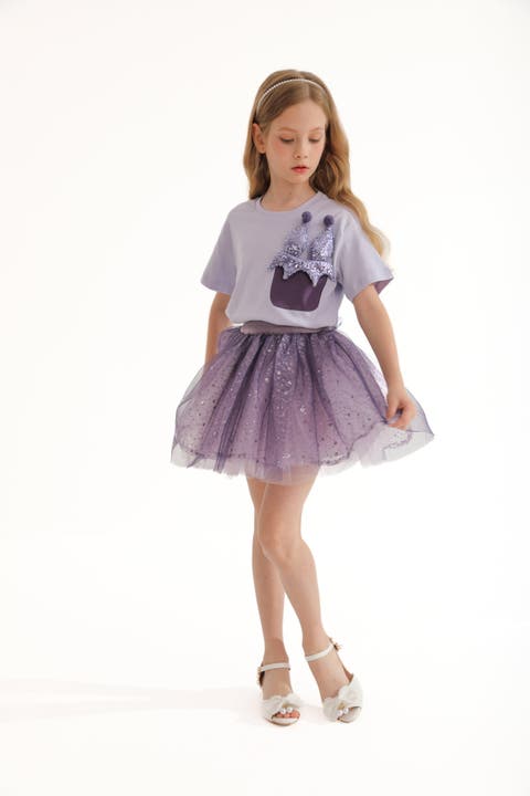 Glimmer Applique Outfit (Toddler, Little Kid & Big Kid)