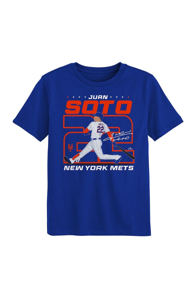 Outerstuff Preschool Juan Soto Royal New York Mets Big City Player T-Shirt, Main, color, Royal