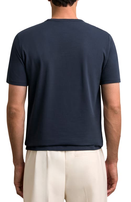 Reiss Joe Stretch Cotton T-shirt In Blue