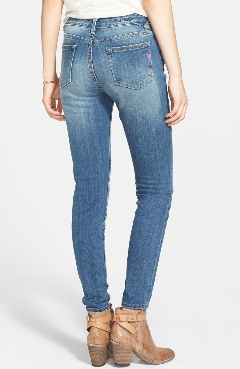 Vigoss High Waist Skinny Jeans, Alternate, color, 