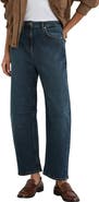 Reiss Levitt High Waist Barrel Leg Jeans