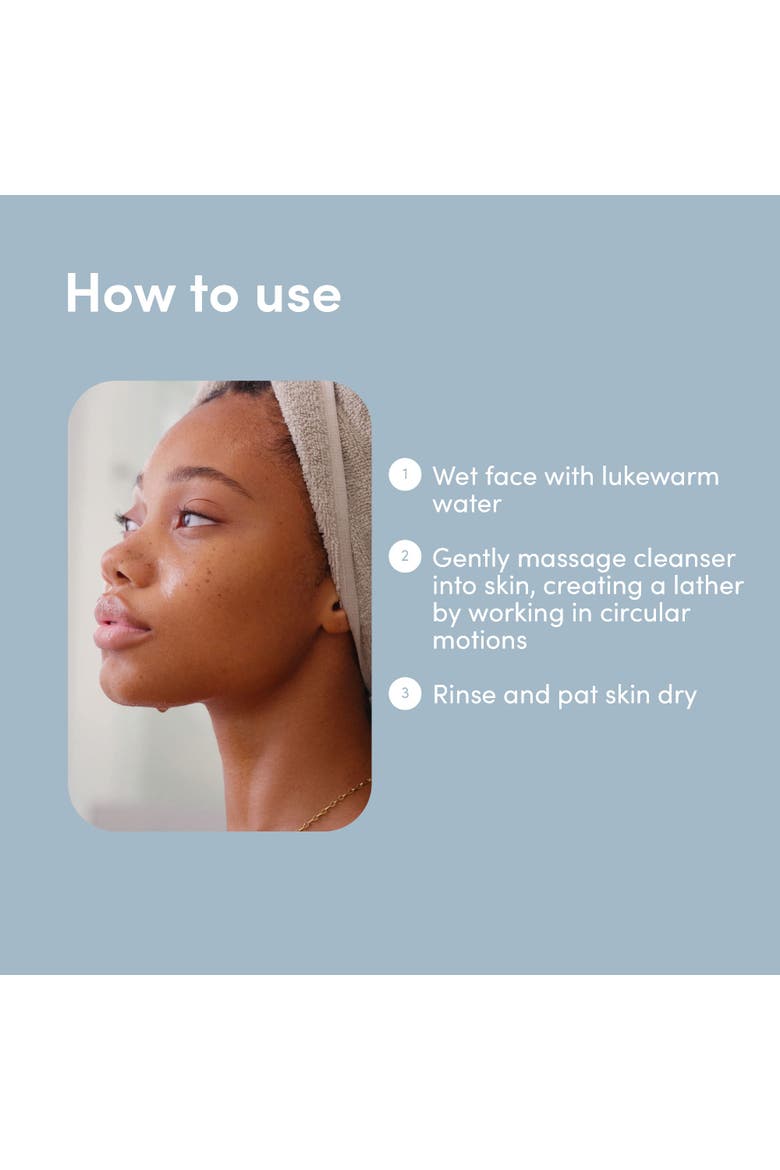 Clear Waters Hydrating Cleanser  Gentle, pH-Balancing, Squalane Face Wash with Hyaluronic Acid, Alternate, color, Blue