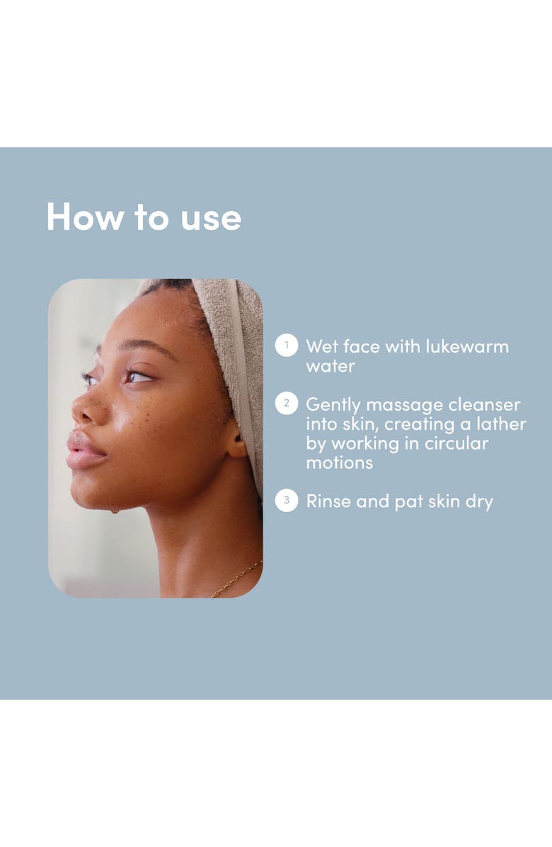 HIMS & HERS Clear Waters Hydrating Cleanser Gentle, pH-Balancing, Squalane Face Wash with Hyaluronic Acid, Alternate, color,