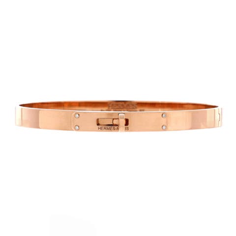 Kelly Bracelet 18K Rose Gold with 4 Diamonds Small