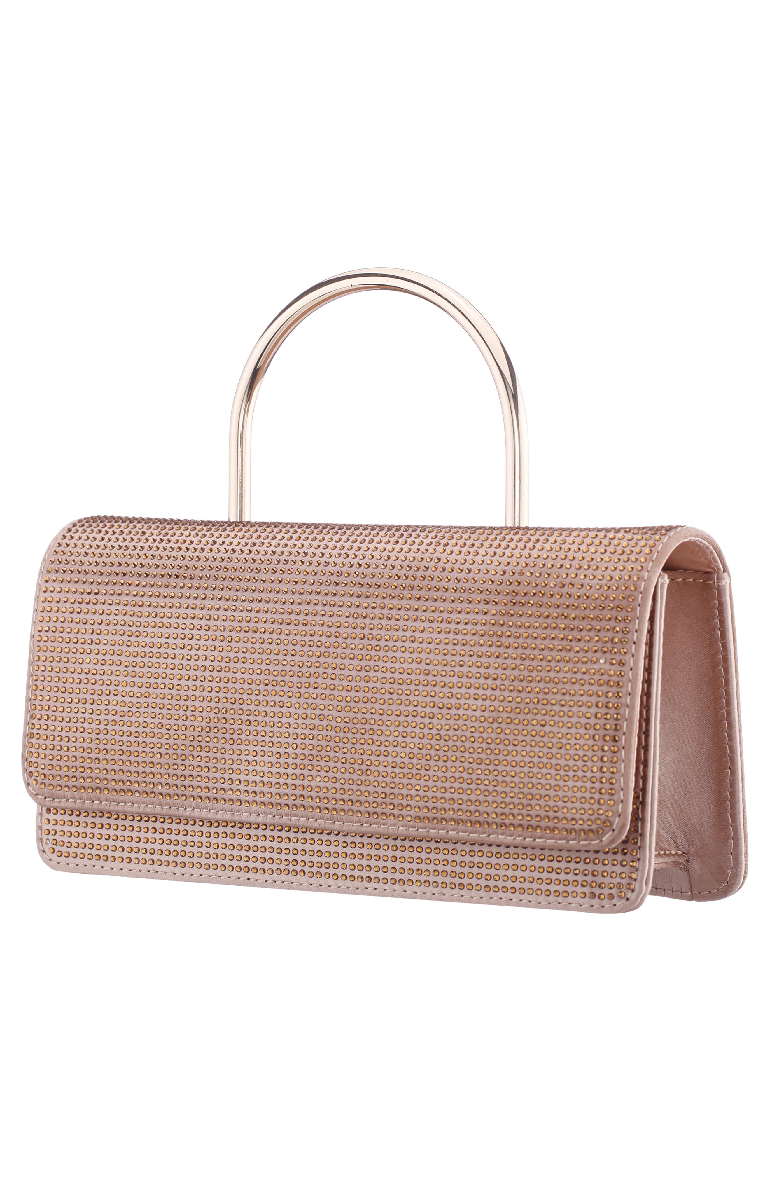 Luca Top Handle Clutch, Alternate, color, HONEY