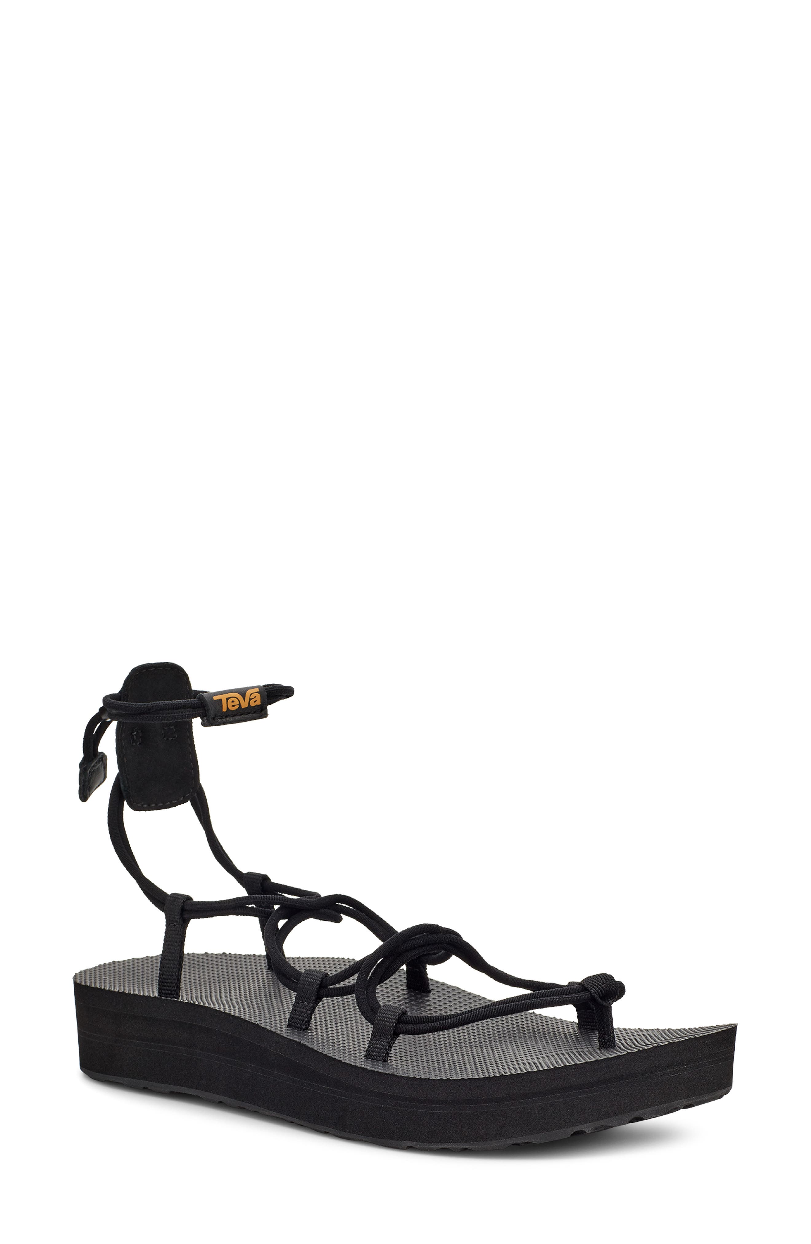 Teva Midform Infinity Gladiator Sandal, Main, color, Black