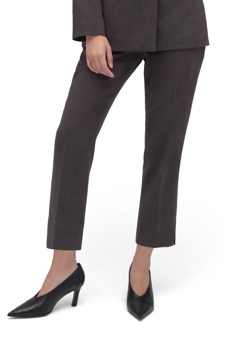 The Favorite Cigarette Ankle Pants, Main, color, GREY SUITING