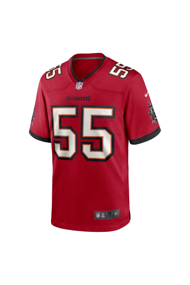 Men's Nike Derrick Brooks Red Tampa Bay Buccaneers Retired Player Game Jersey, Alternate, color, Red