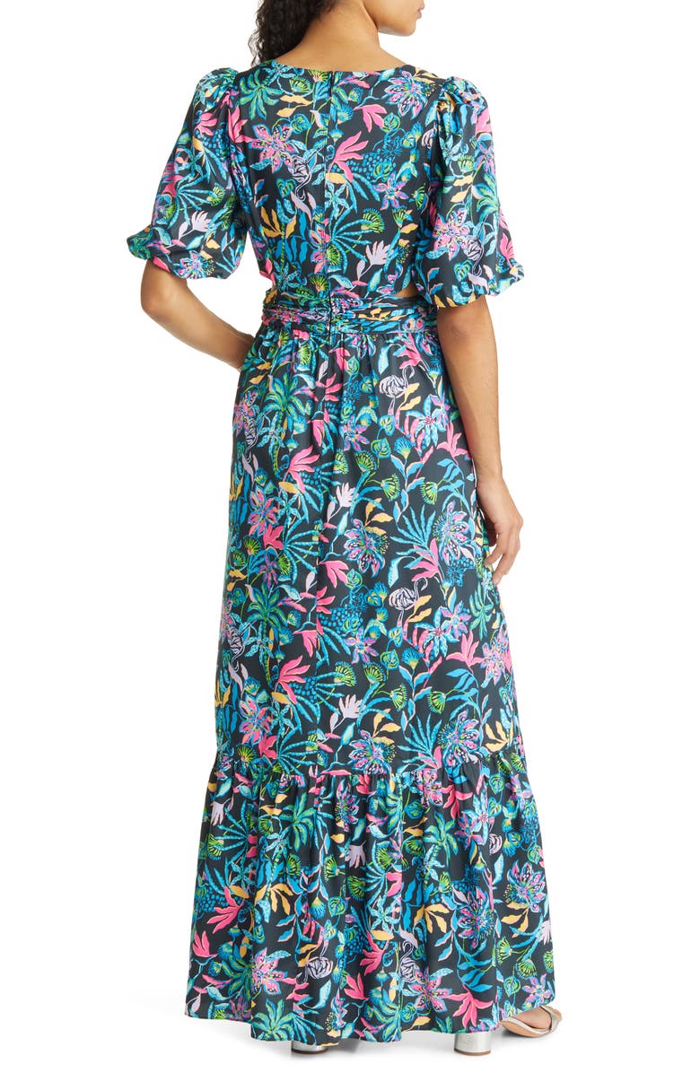 Lilly Pulitzer<sup>®</sup> Teyla Floral Puff Sleeve Maxi Dress, Alternate, color, 