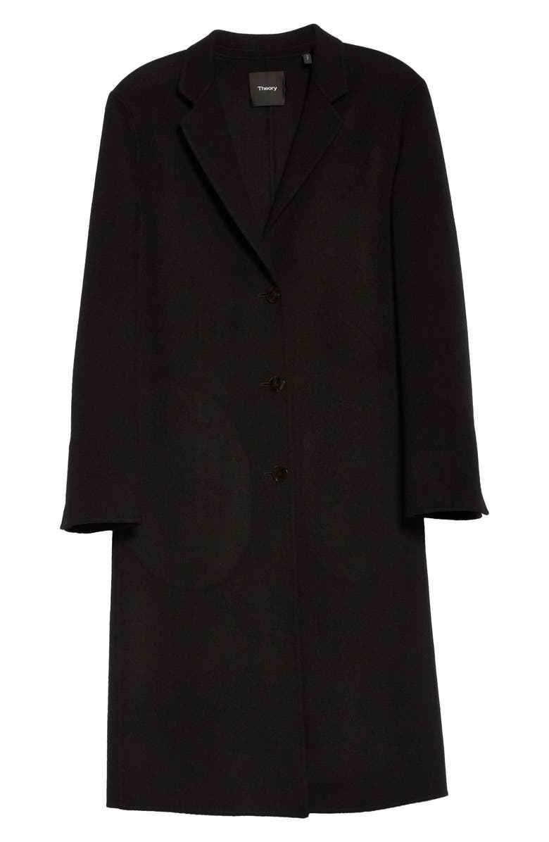 Theory Classic Wool & Cashmere Coat, Alternate, color, 