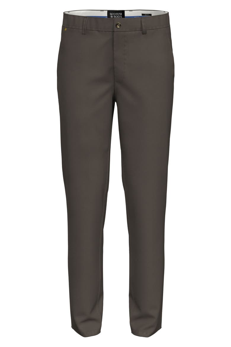Mott Super Slim Chino Pants, Alternate, color, DARK TAUPE