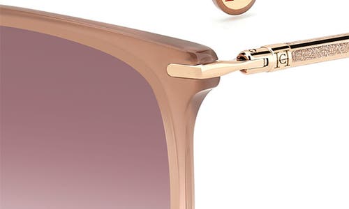 Carolina Herrera Her 55mm Gradient Square Sunglasses In Purple