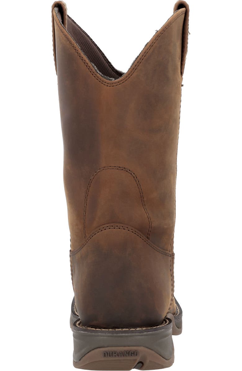 DURANGO Brown Pull On Western Boot, Alternate, color, Trail Brown