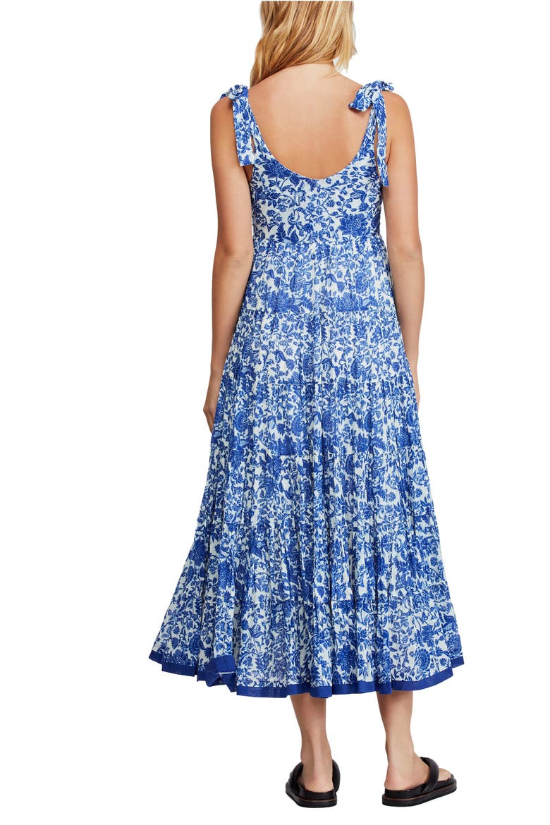 Kikas Print Dress, Alternate, color, IVORY COMBO