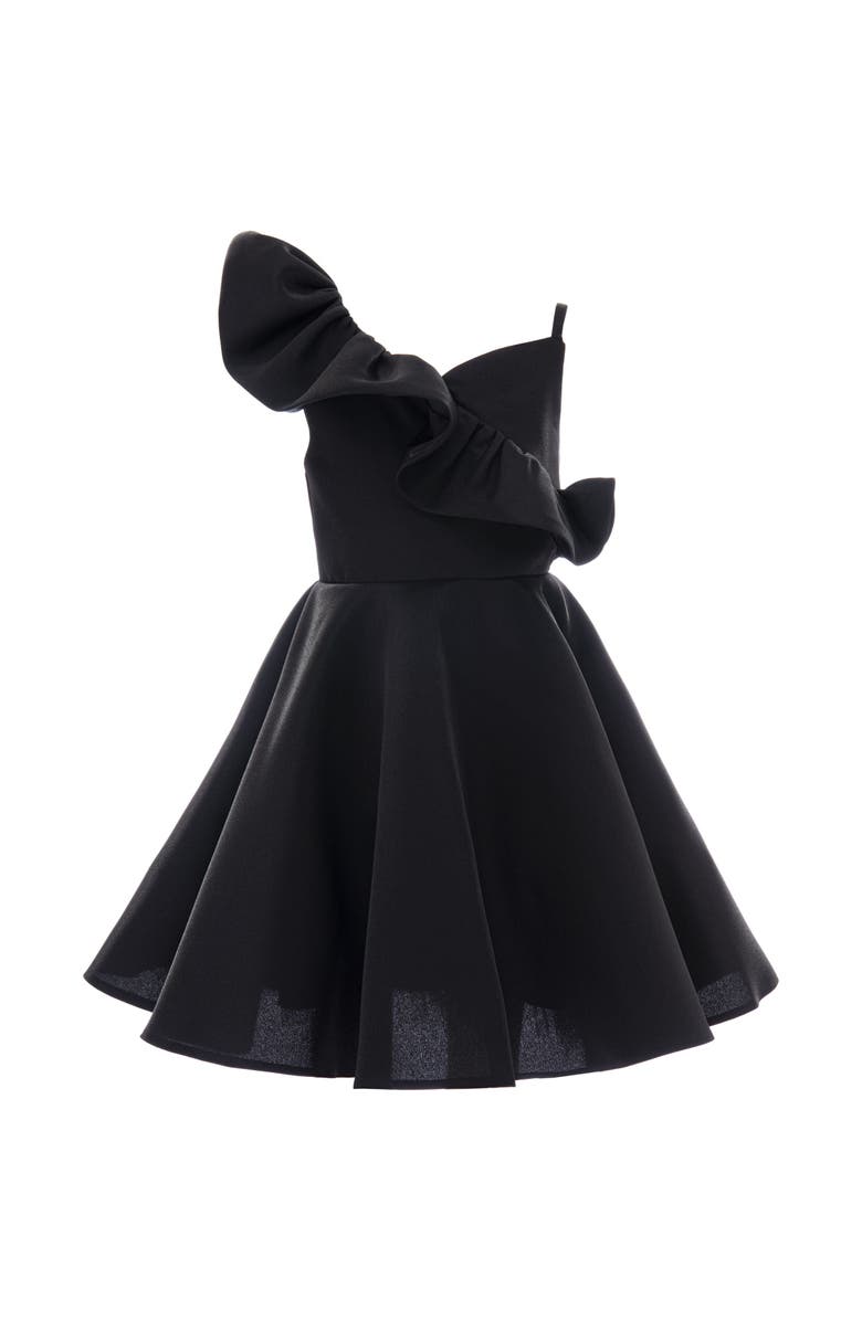 Tulleen Riviera Dress, Alternate, color, Black