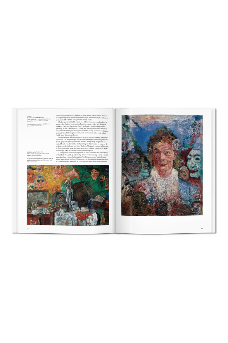 Ensor Art Book, Alternate, color, White