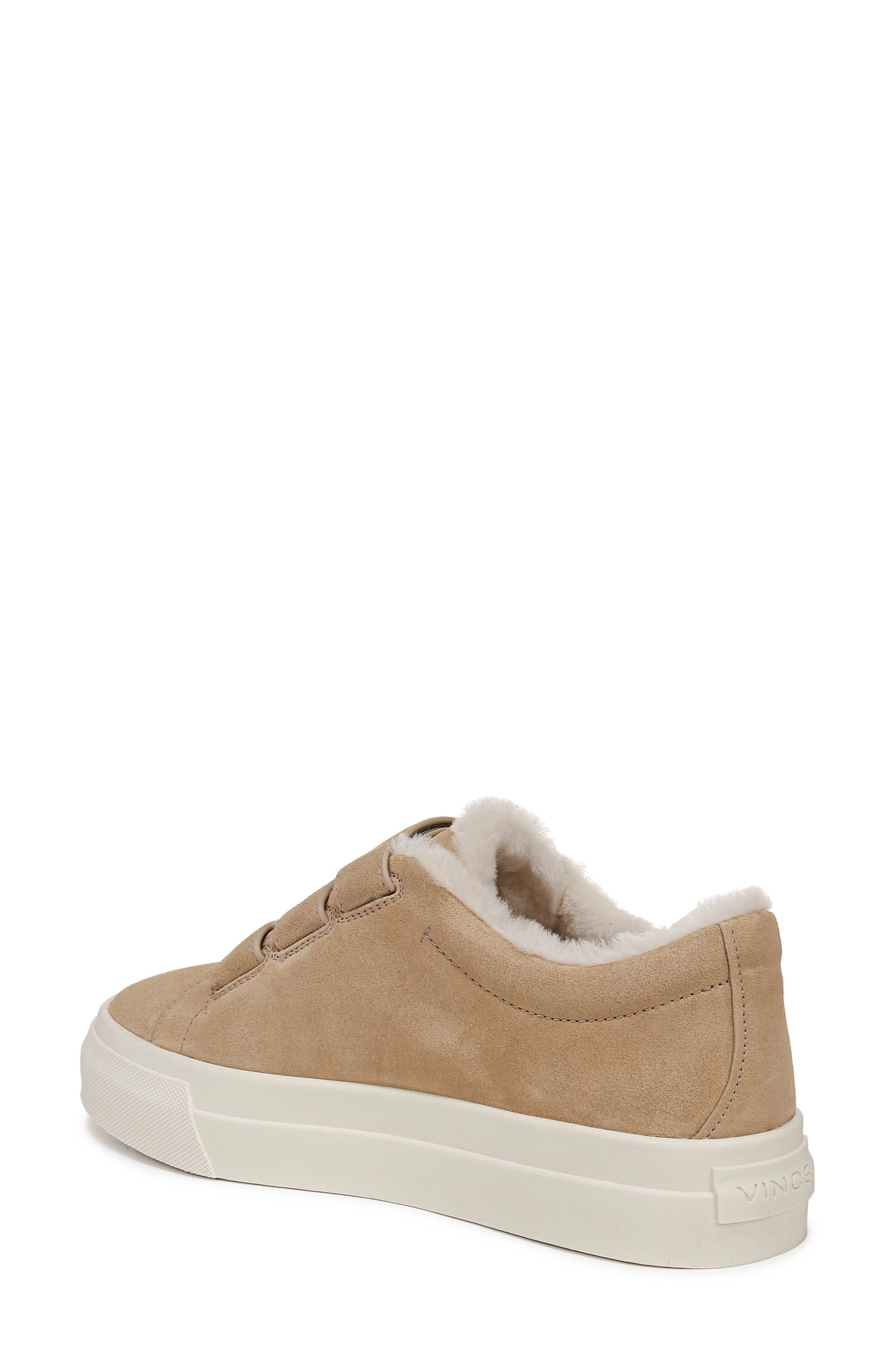 Vince Genuine Shearling Lined Sneaker, Alternate, color, 
