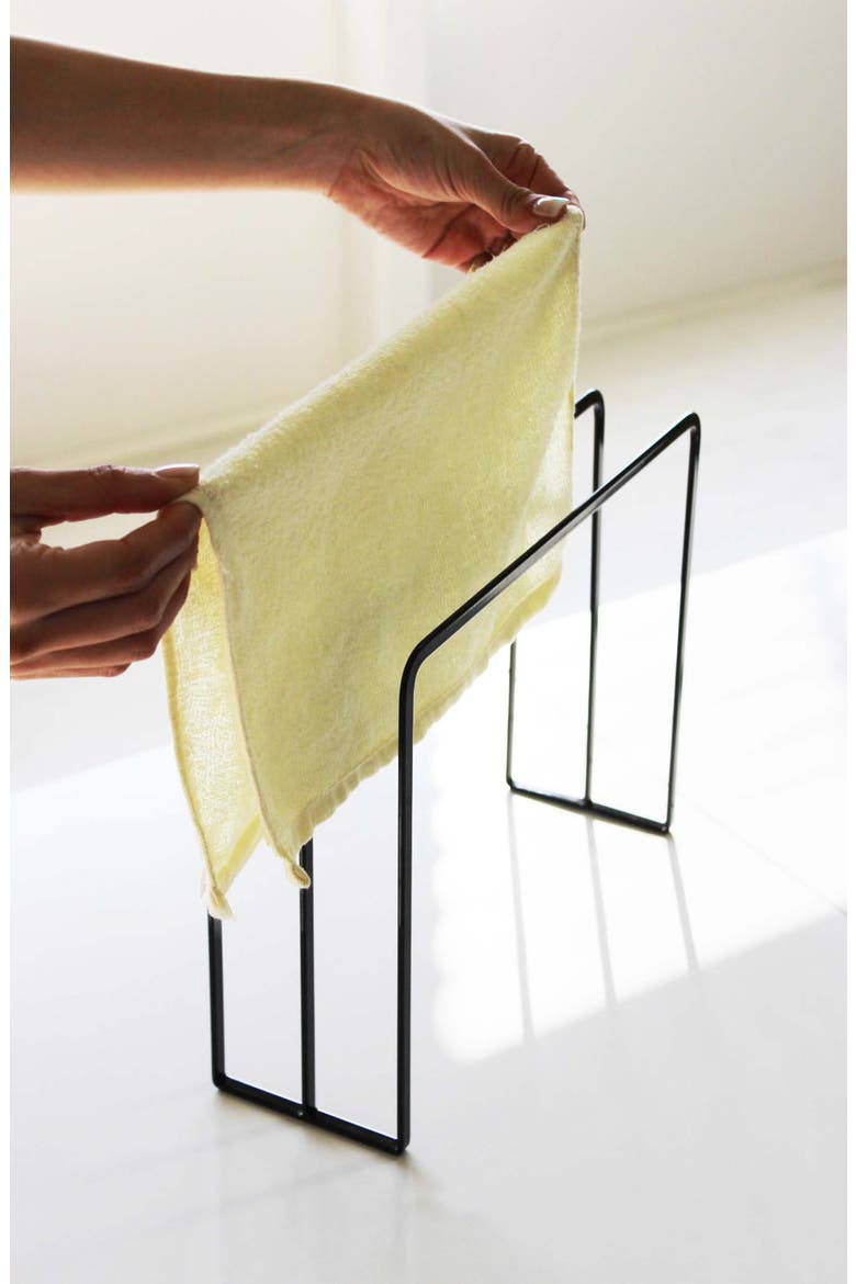 Dish Towel Hanger, Alternate, color, BLACK
