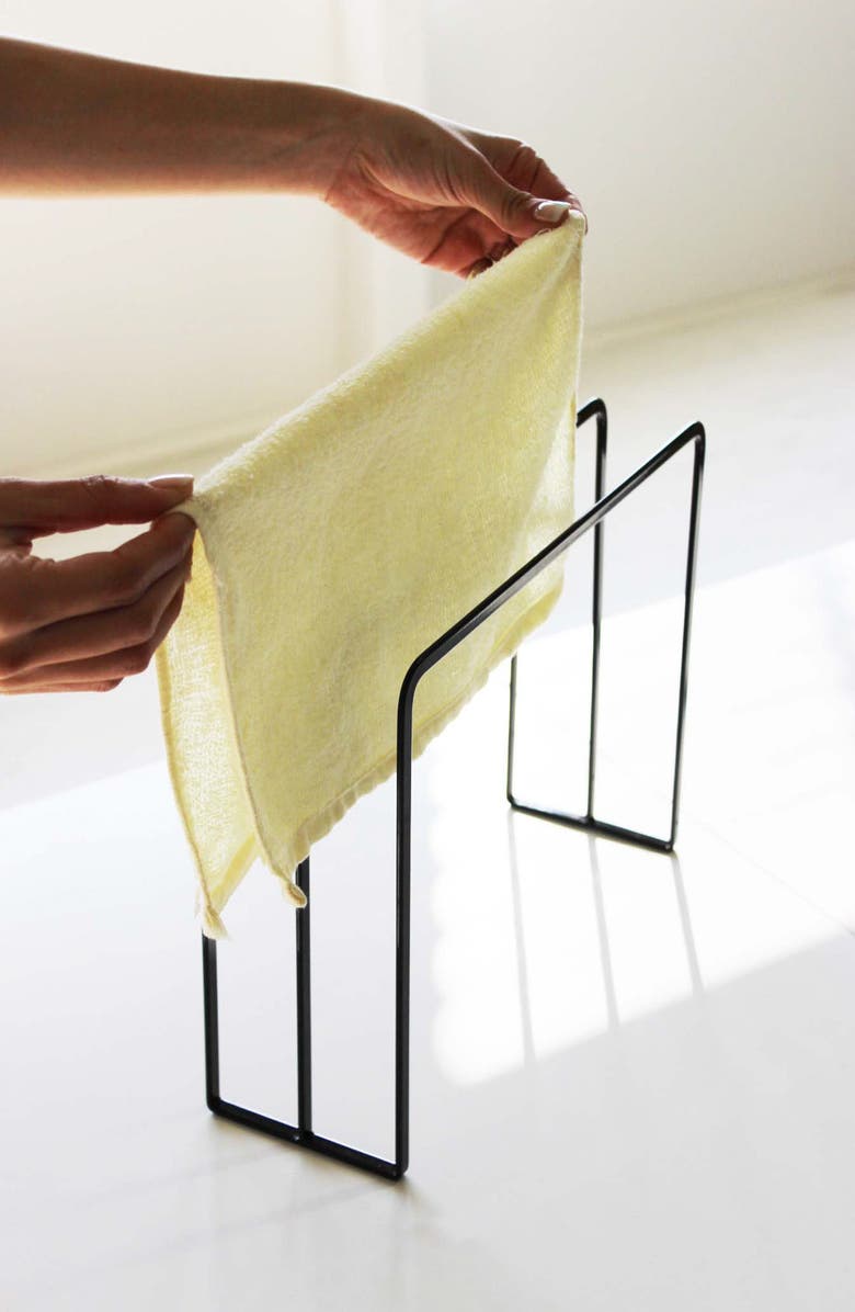 Yamazaki Dish Towel Hanger, Alternate, color, Black