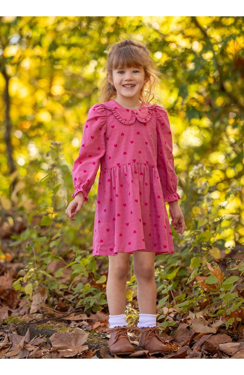 Mabel + Honey Perfect in Pink Hearts Dress, Alternate, color, Pink