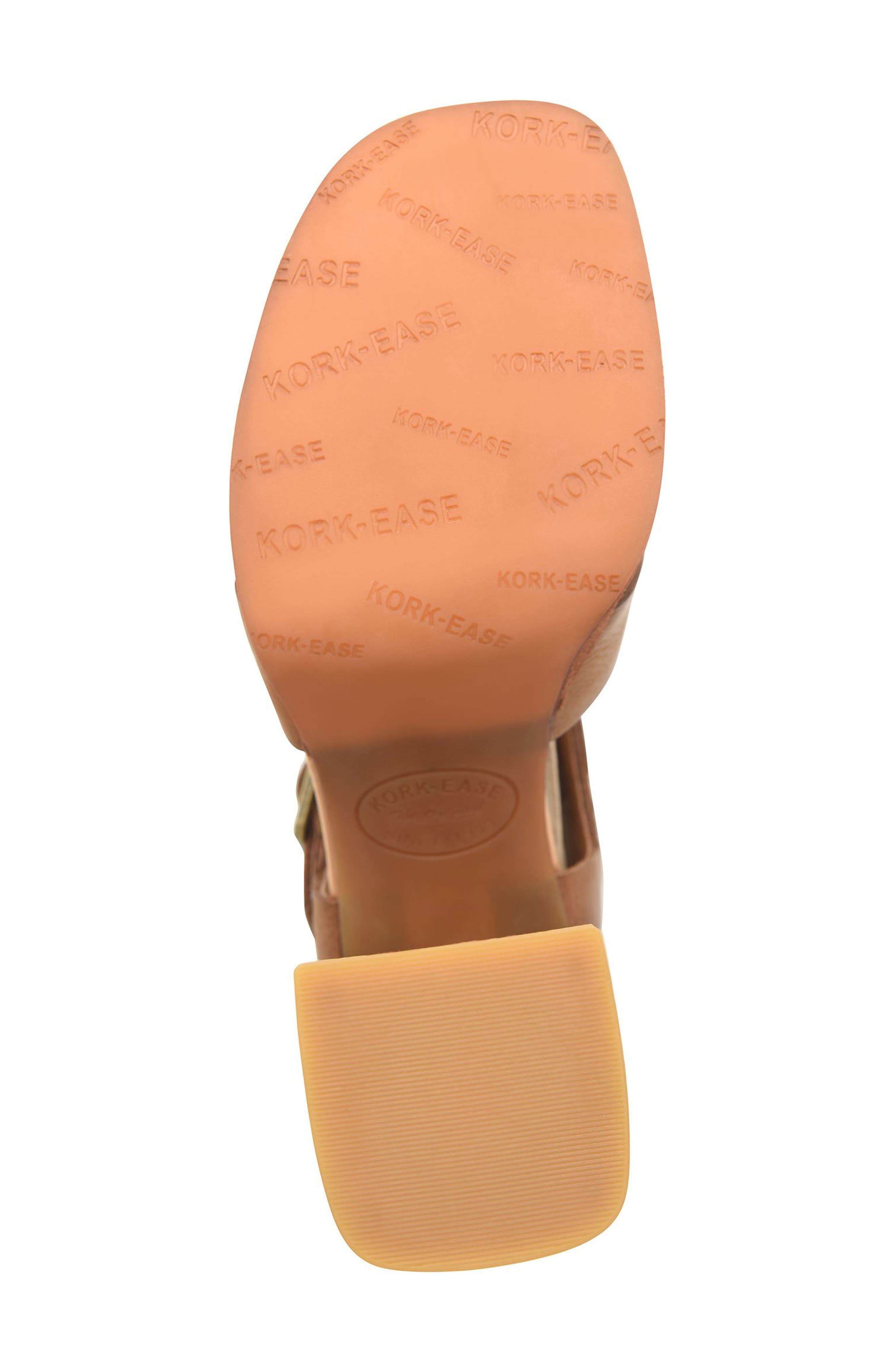 Macey Ankle Strap Sandal, Alternate, color, BROWN LEATHER