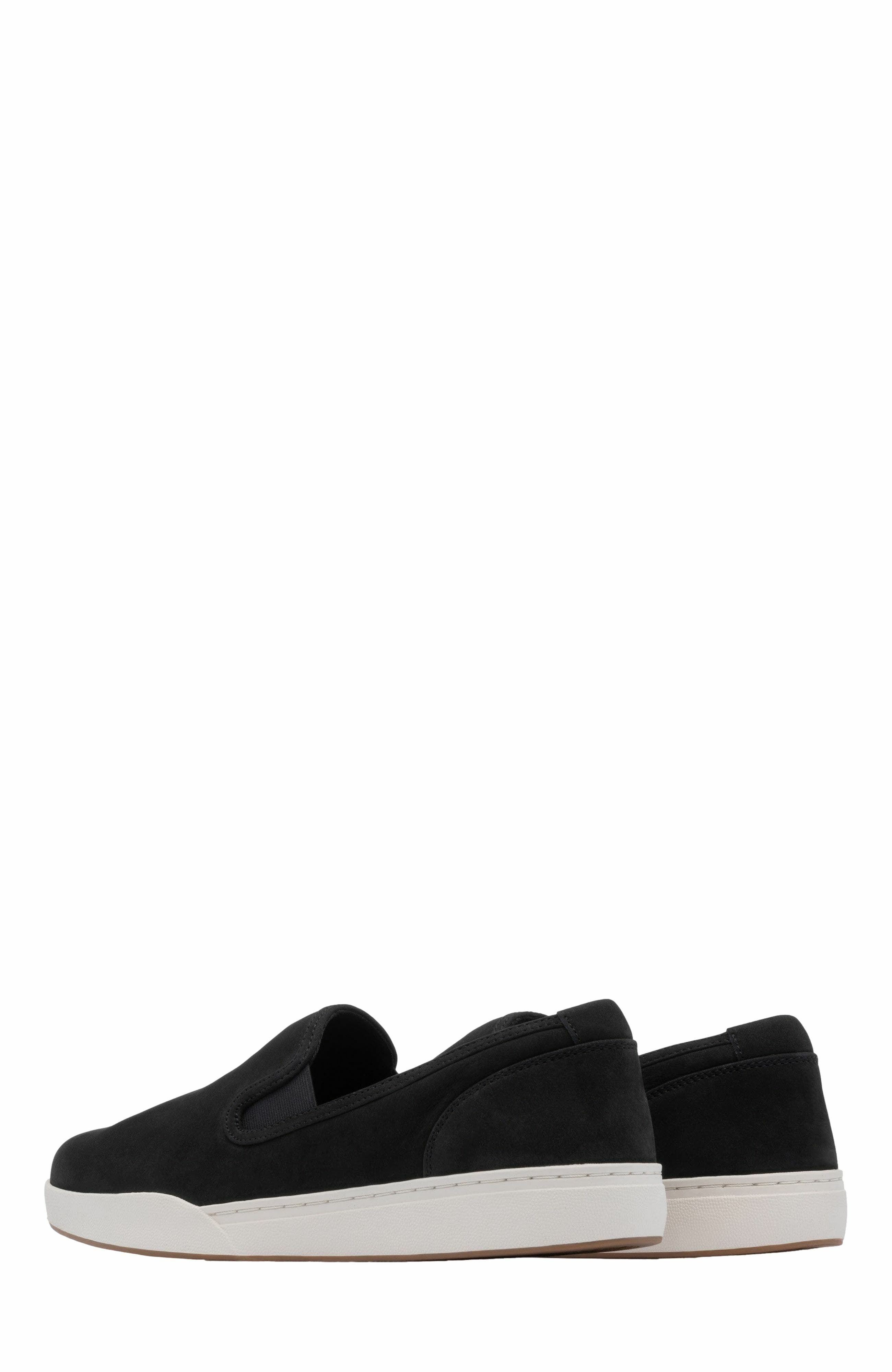 ABEO Encore Slip On Sneaker, Alternate, color, Black Leather - Regular