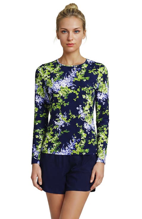 SunShade UPF 50 Long Sleeve Rash Guard Swim Tee