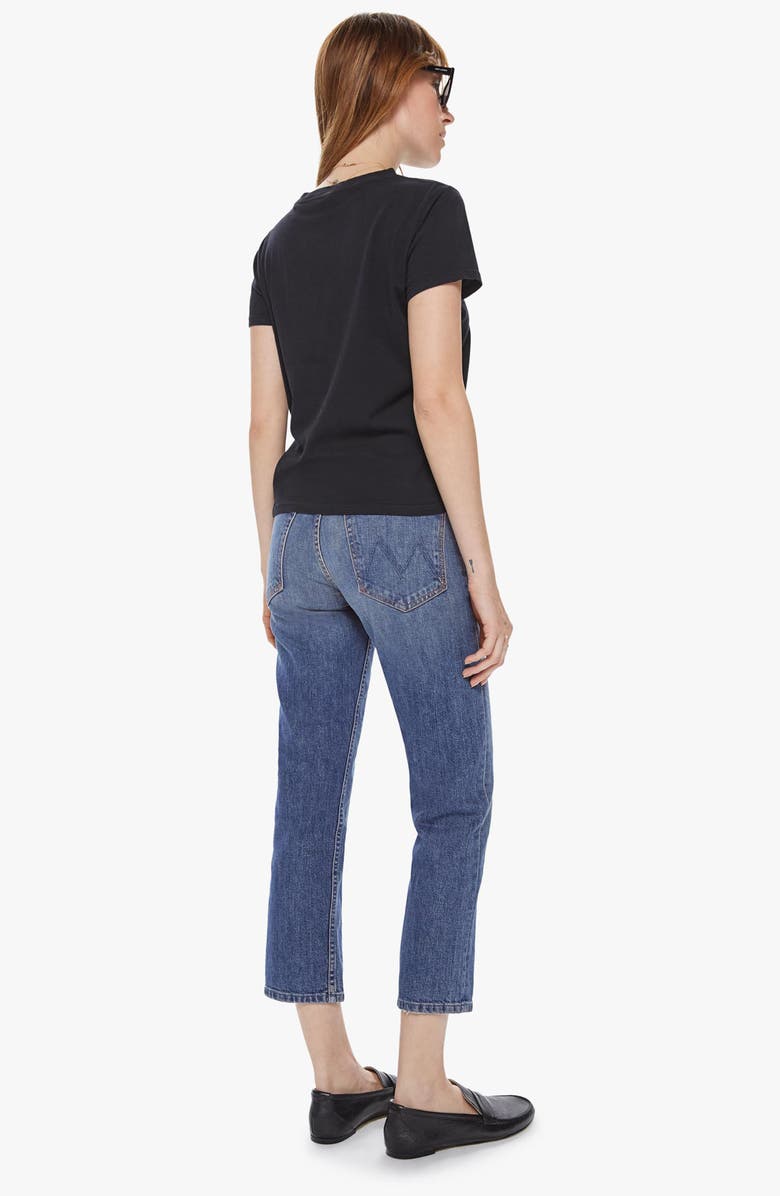 MOTHER The Tomcat Ripped Crop Straight Leg Jeans, Alternate, color,