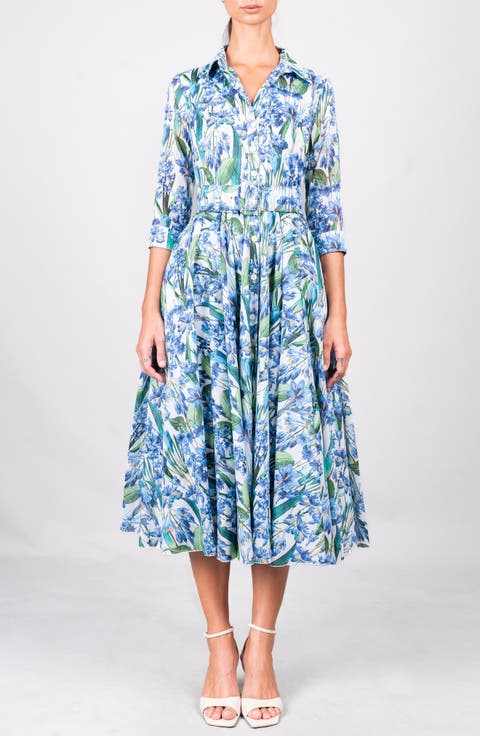A-Line Midi Aster Shirtdress