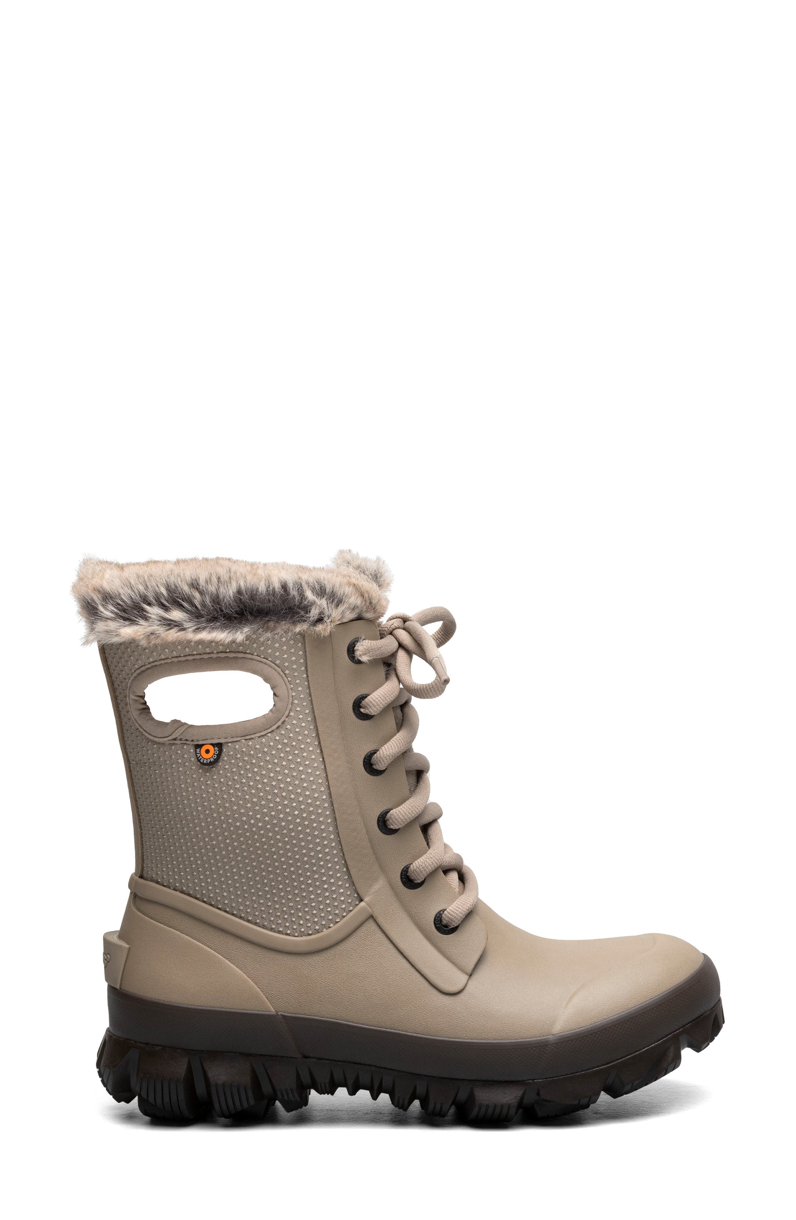 Arcata Dash Insulated Waterproof Snow Boot, Alternate, color, TAUPE