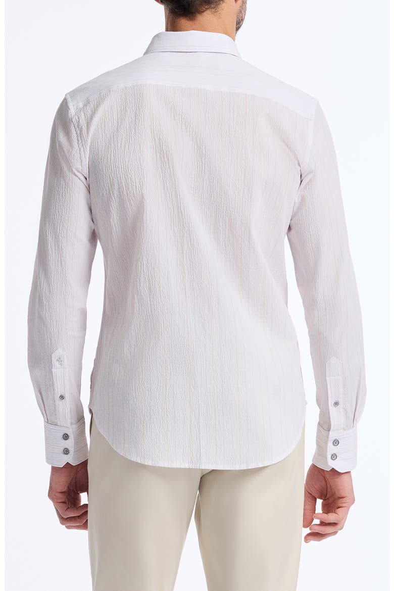 Long Sleeve Button Front Shirt, Alternate, color, WHITE