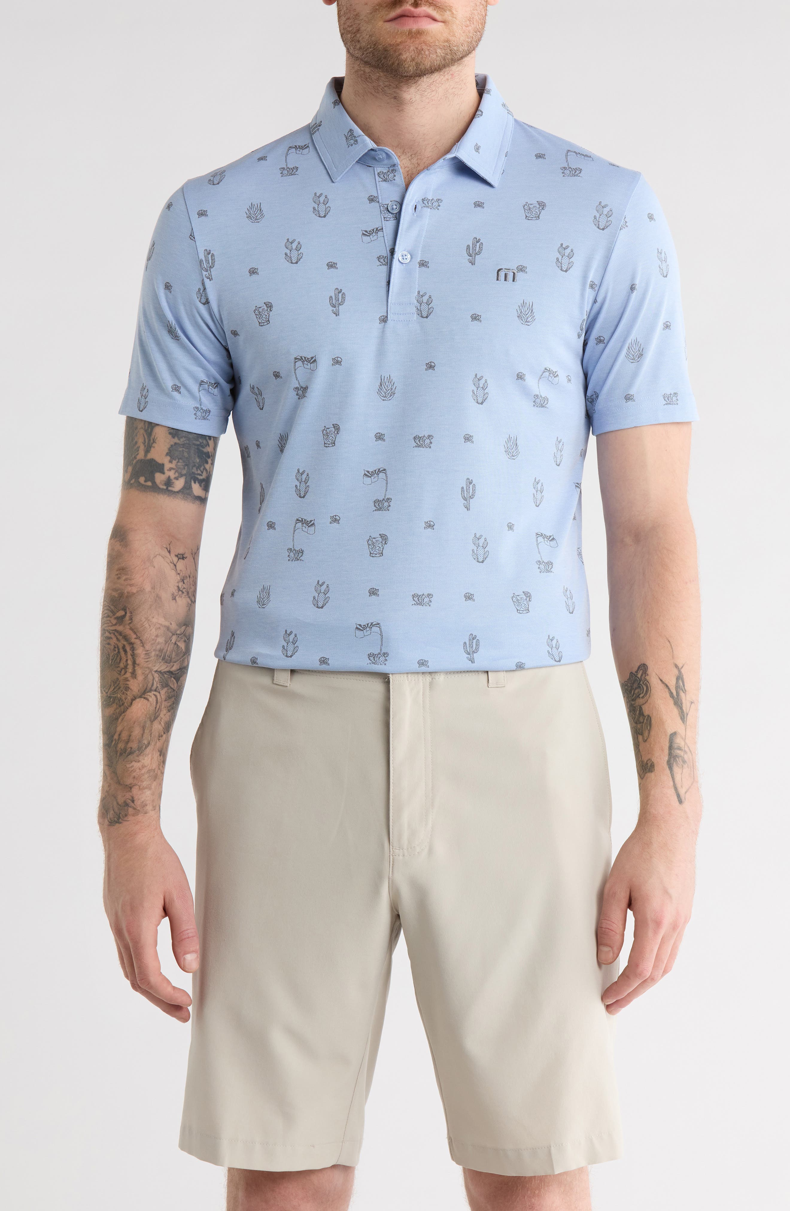 TravisMathew Panning For Gold Knit Polo