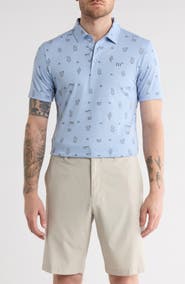 TravisMathew Panning For Gold Knit Polo