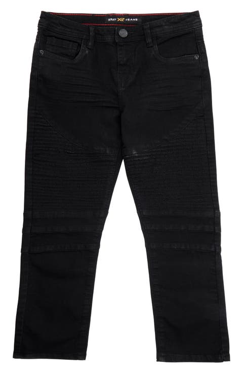 Moto Distressed Fashion Jeans (Big Boys)