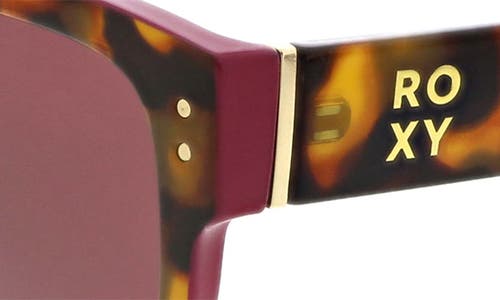 Roxy Midsize 52mm Square Sunglasses In Brown