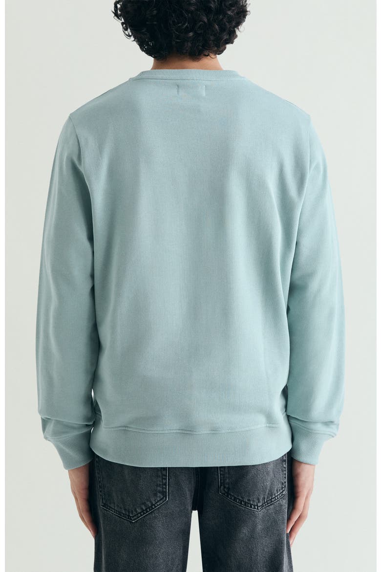 Wash Embroidered Sweatshirt, Alternate, color, LightDuck