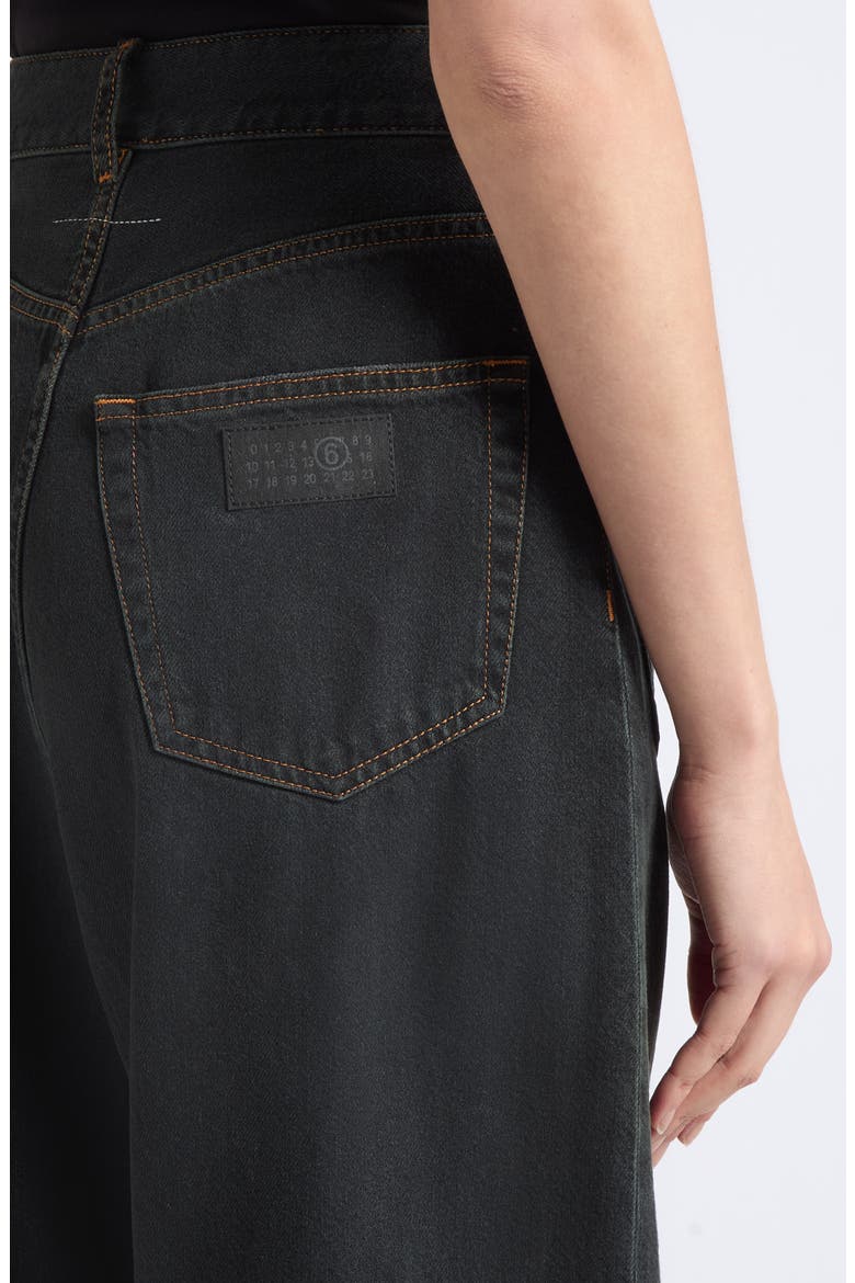 Wide Leg High Waist Jeans, Alternate, color, DARK BLUE
