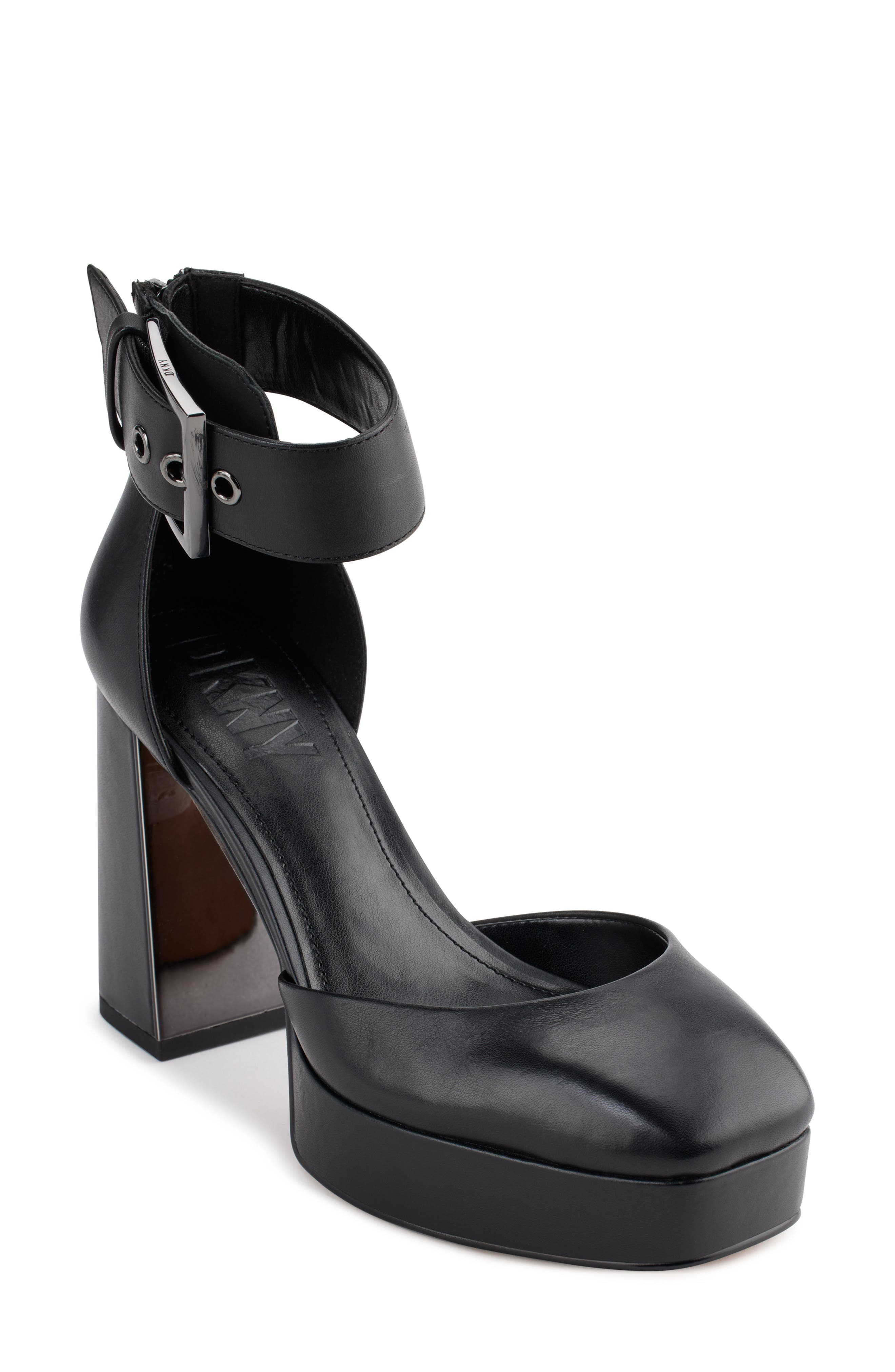 DKNY Barra Ankle Strap Platform Pump, Main, color, 