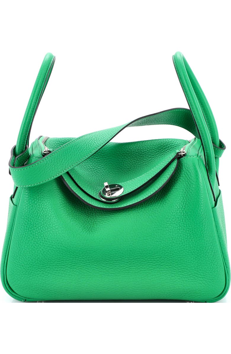 Pre-Owned Hermes Lindy Bag Clemence 26, Main, color, Green