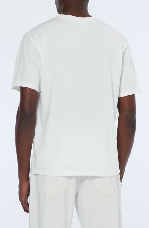 Scotch & Soda Relaxed Baseball Graphic T-shirt In White